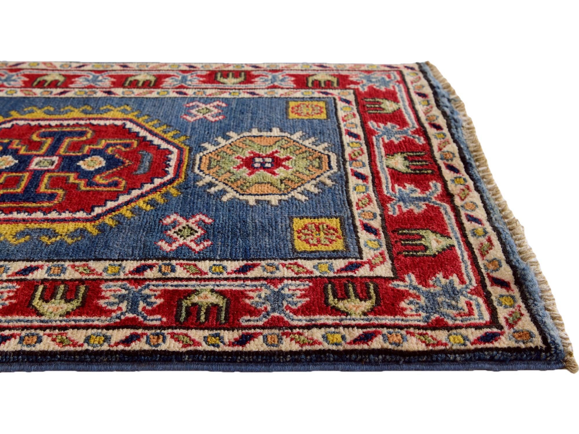 2' x 2' 10 Hand Knotted Kazak Rug