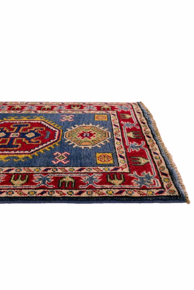 Detail image of 2' x 2' 10 Hand Knotted Kazak Rug