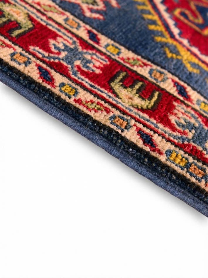 Detail image of 2' x 2' 10 Hand Knotted Kazak Rug
