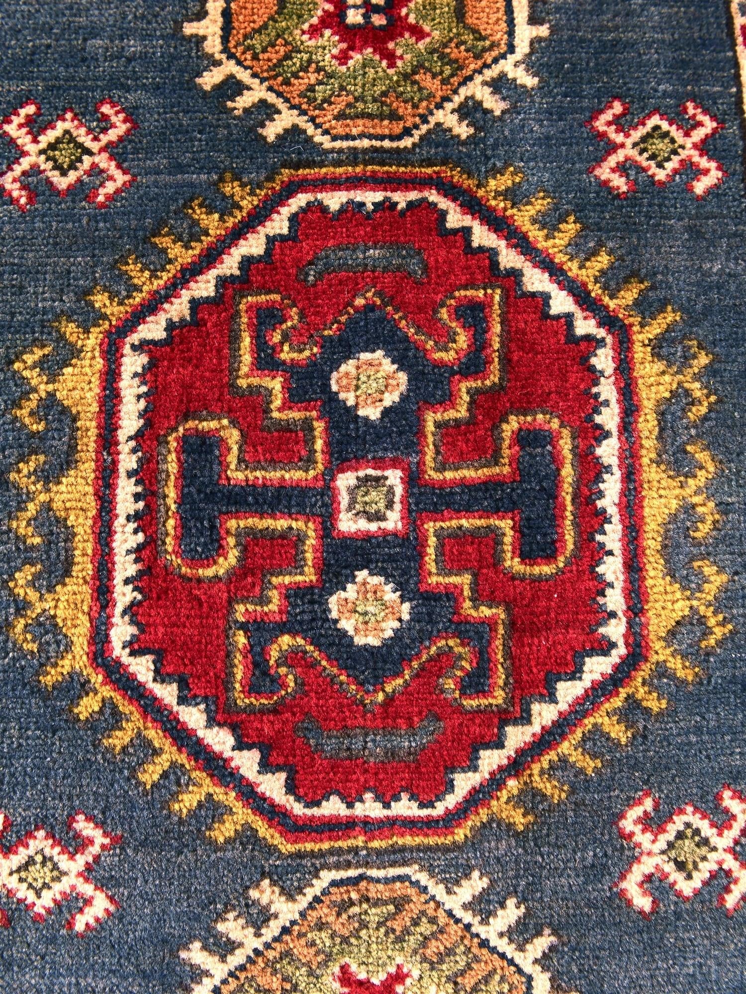 2' x 2' 10 Hand Knotted Kazak Rug