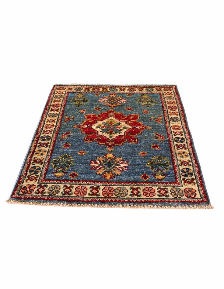 Detail image of 2' x 2' 9 Hand Knotted Kazak Rug