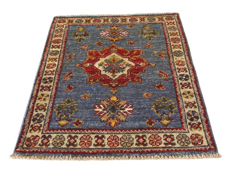 Detail image of 2' x 2' 9 Hand Knotted Kazak Rug