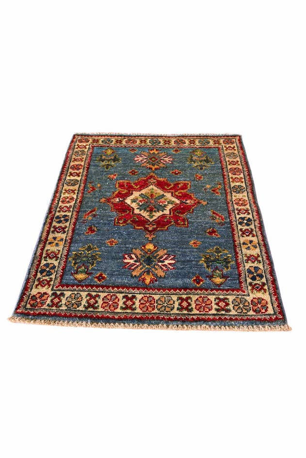 Detail image of 2' x 2' 9 Hand Knotted Kazak Rug