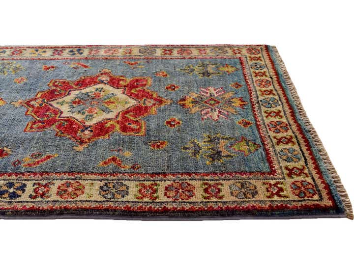 2' x 2' 9 Hand Knotted Kazak Rug