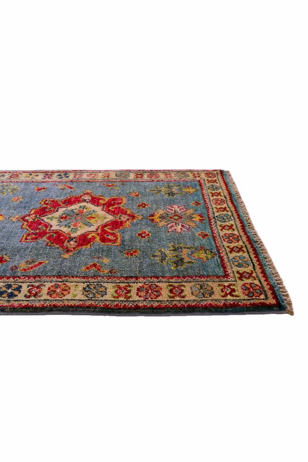 Detail image of 2' x 2' 9 Hand Knotted Kazak Rug