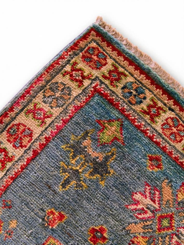 Detail image of 2' x 2' 9 Hand Knotted Kazak Rug