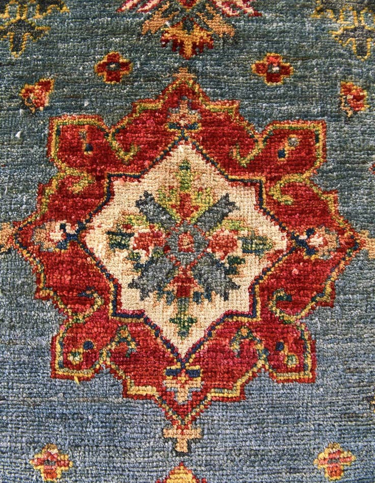 Detail image of 2' x 2' 9 Hand Knotted Kazak Rug