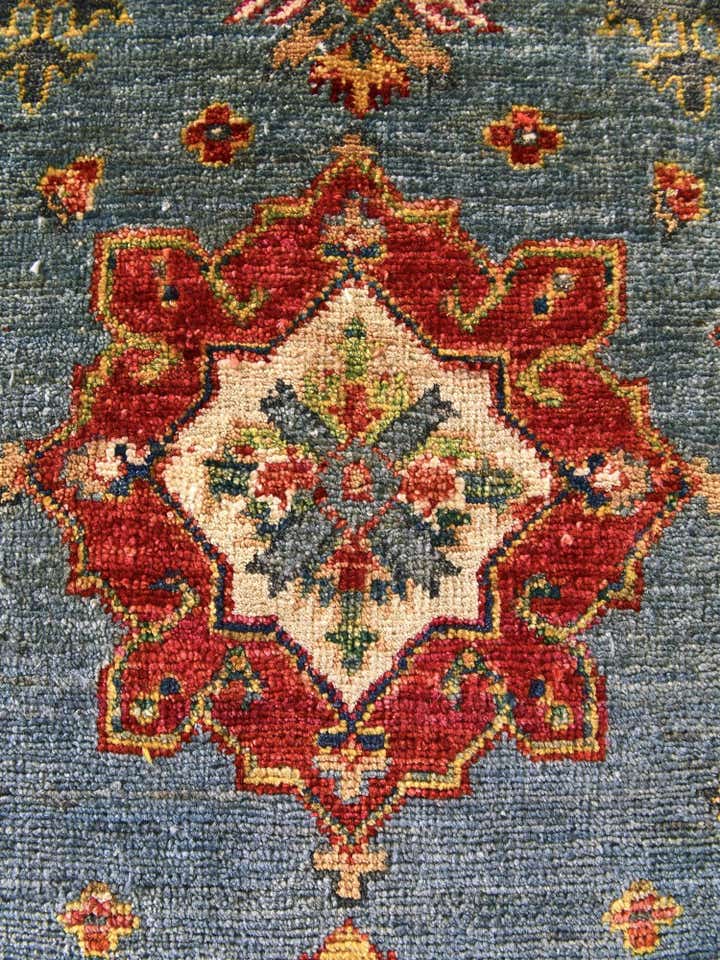 2' x 2' 9 Hand Knotted Kazak Rug