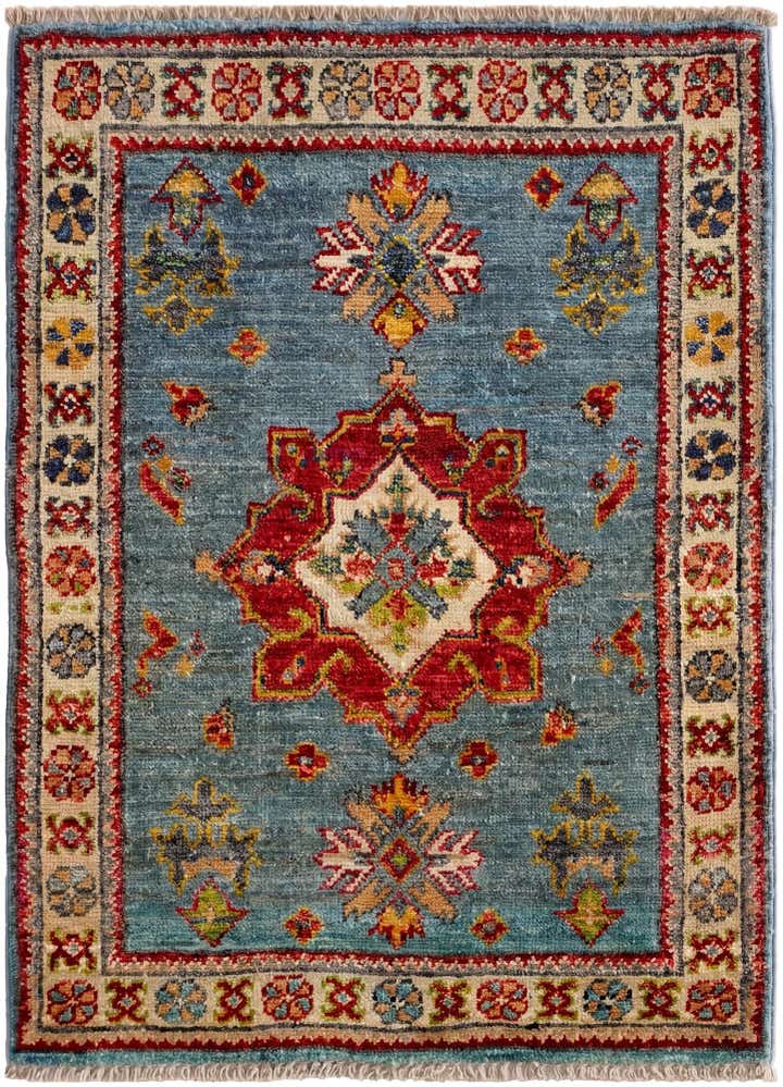 2' x 2' 9 Hand Knotted Kazak Rug