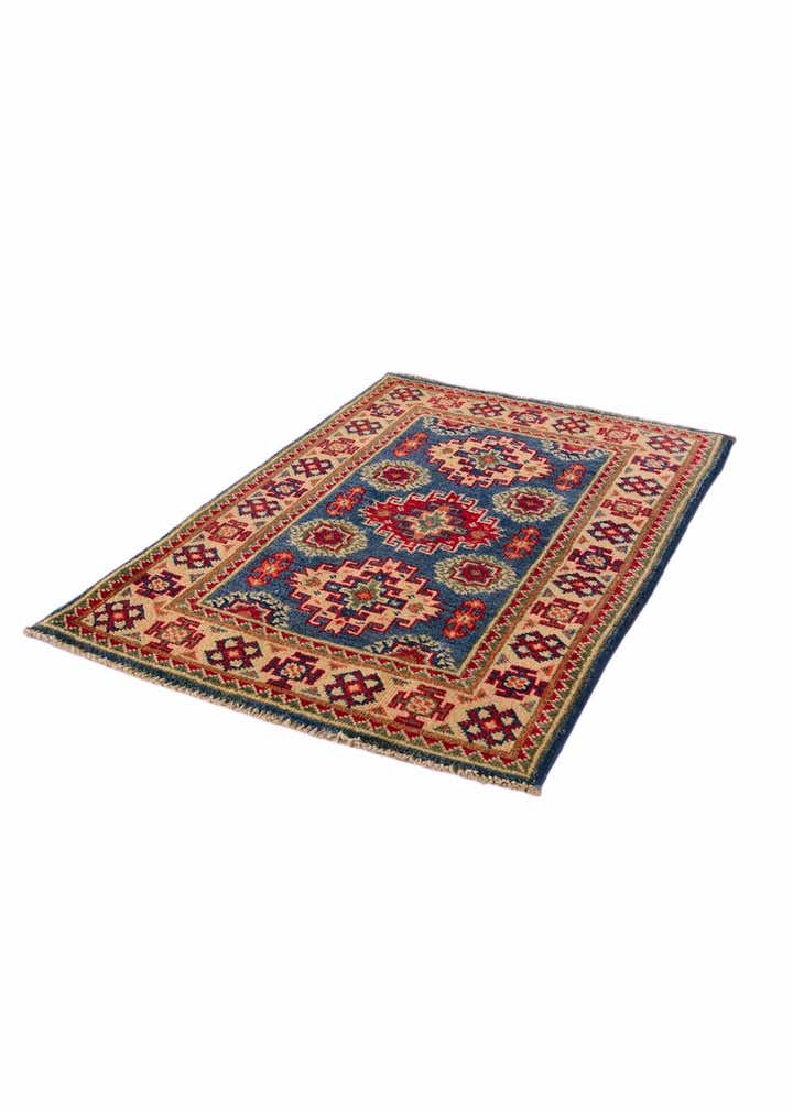 2' x 3' Hand Knotted Kazak Rug