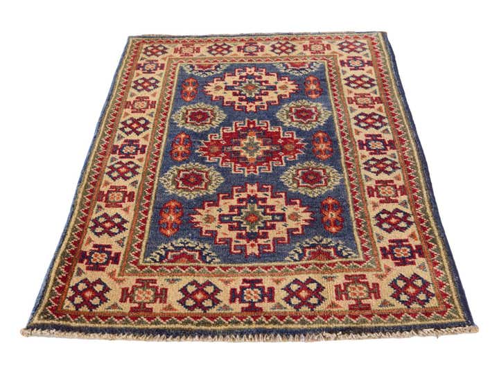2' x 3' Hand Knotted Kazak Rug