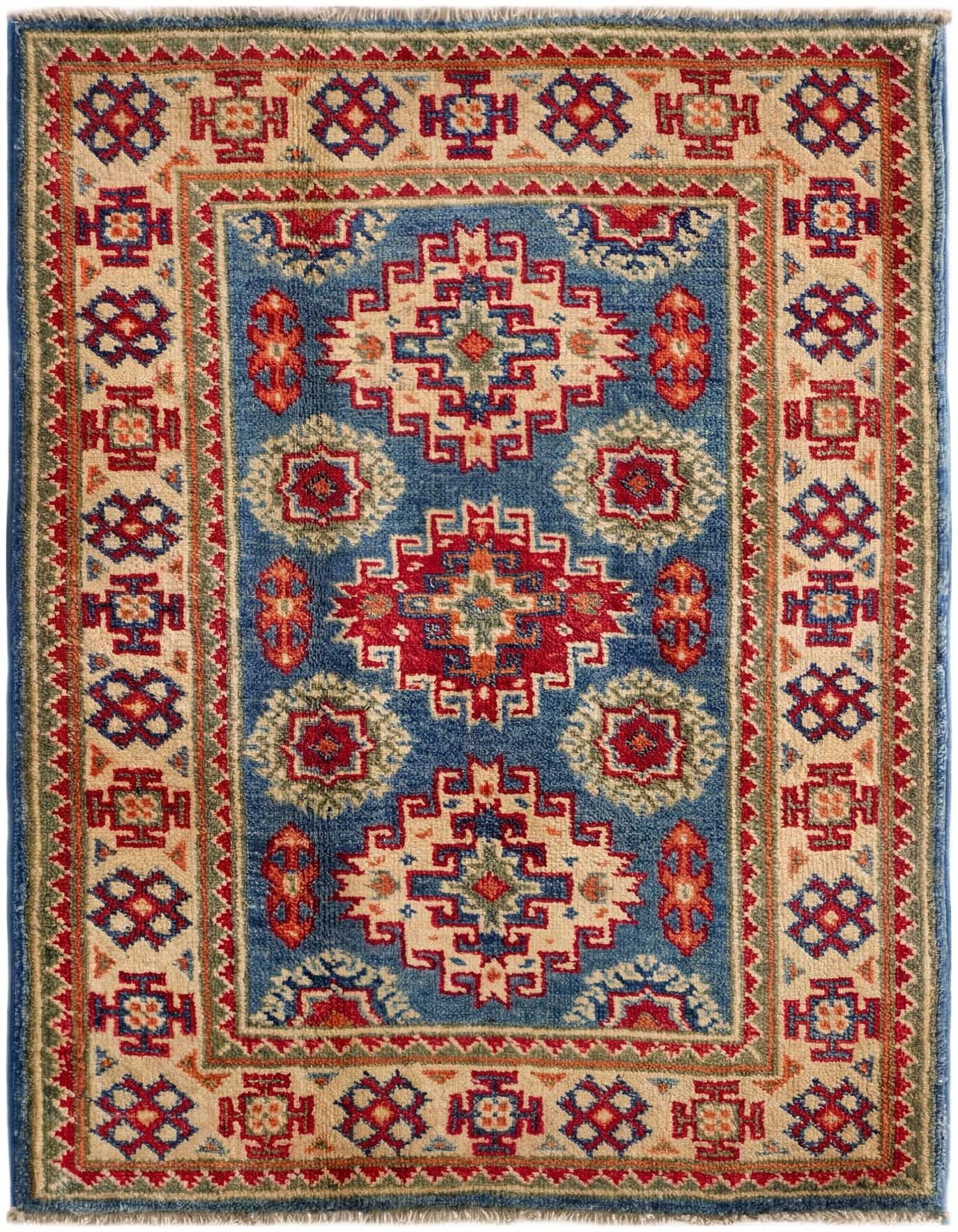 2' x 3' Hand Knotted Kazak Rug