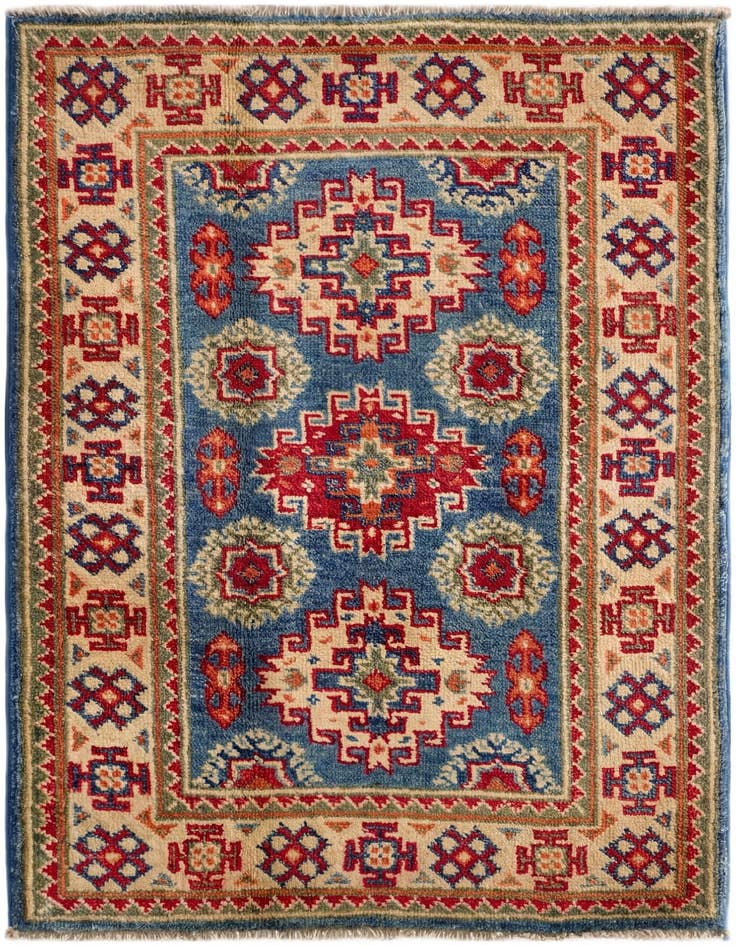 Detail image of 2' x 3' Hand Knotted Kazak Rug