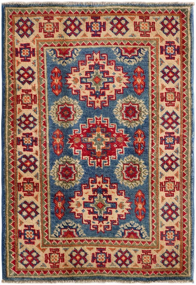 Detail image of 2' x 3' Hand Knotted Kazak Rug