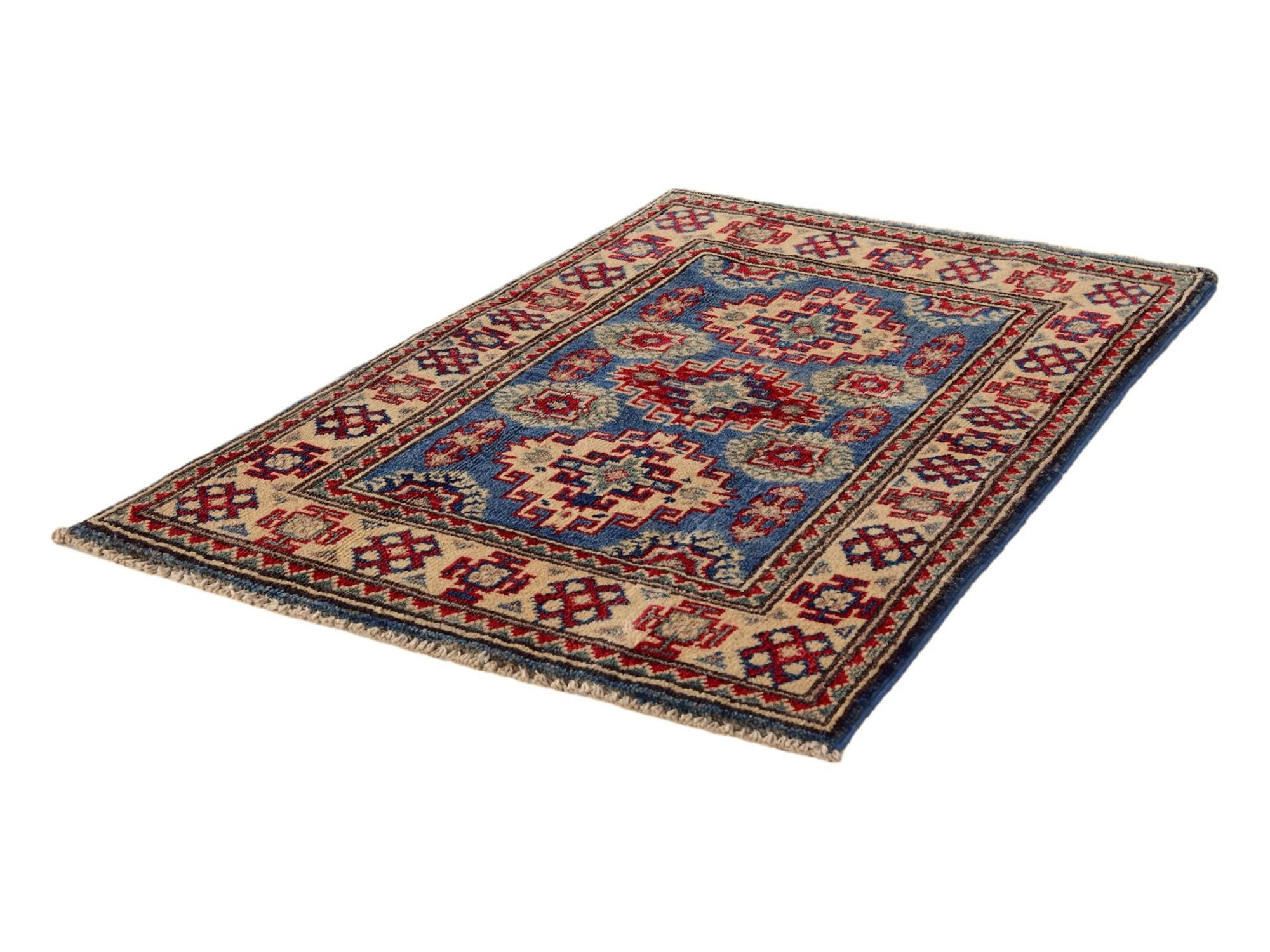 2' 1 x 3' Hand Knotted Kazak Rug