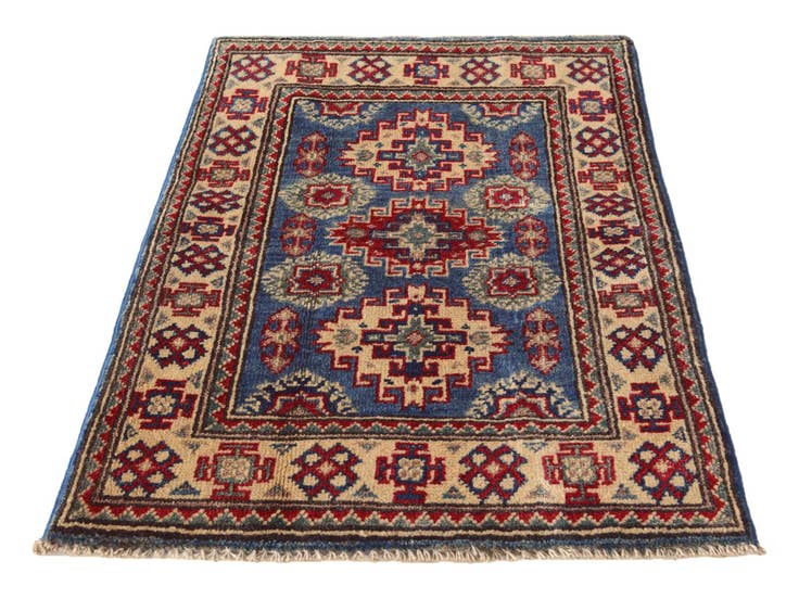 Detail image of 2' 1 x 3' Hand Knotted Kazak Rug