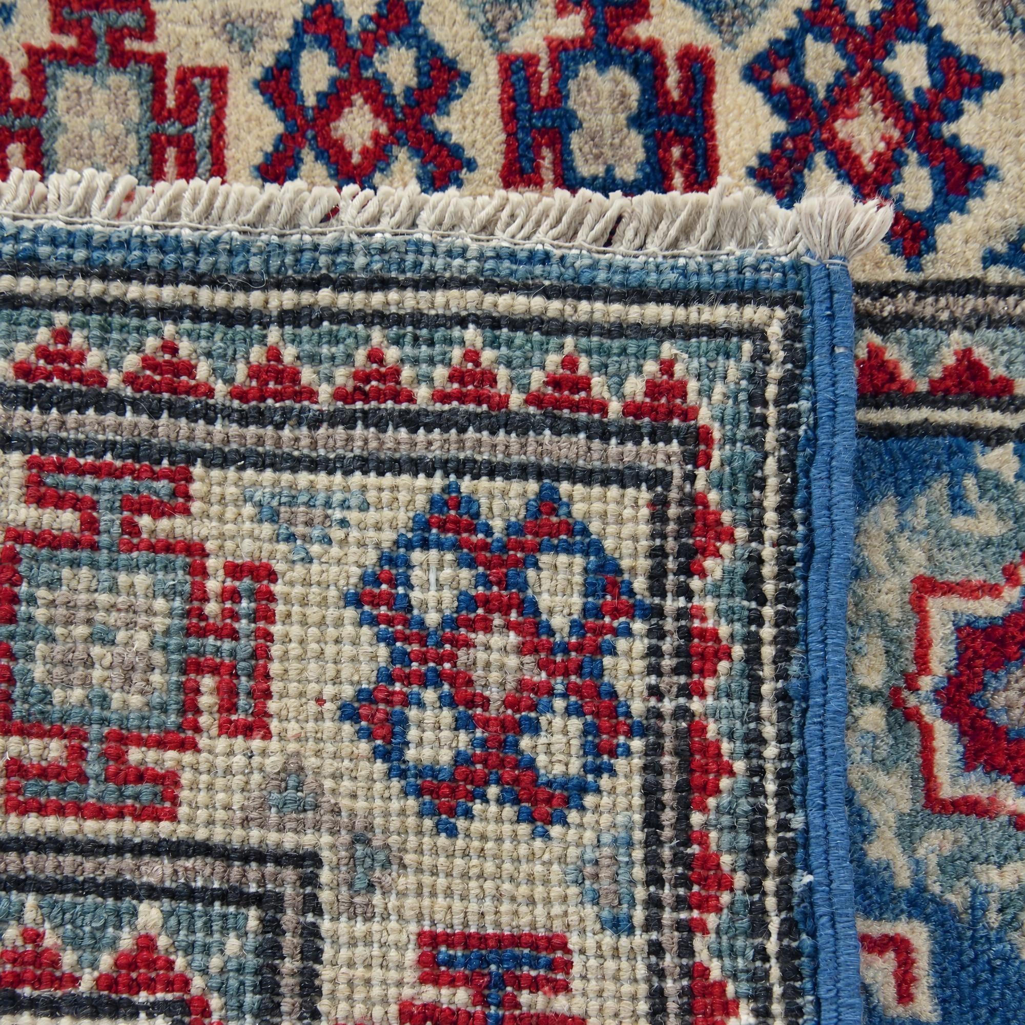Detail image 12 of 12: 2' 1 x 3' Hand Knotted Kazak Rug