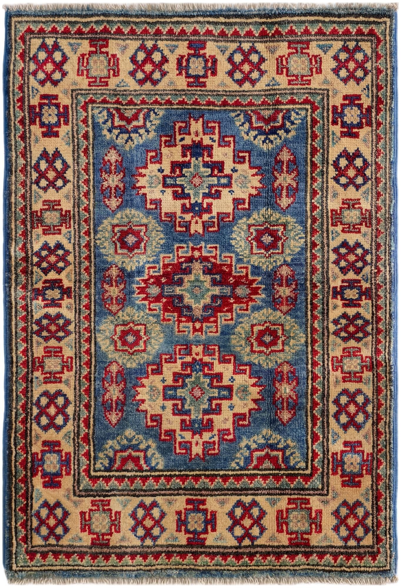 2' 1 x 3' Hand Knotted Kazak Rug