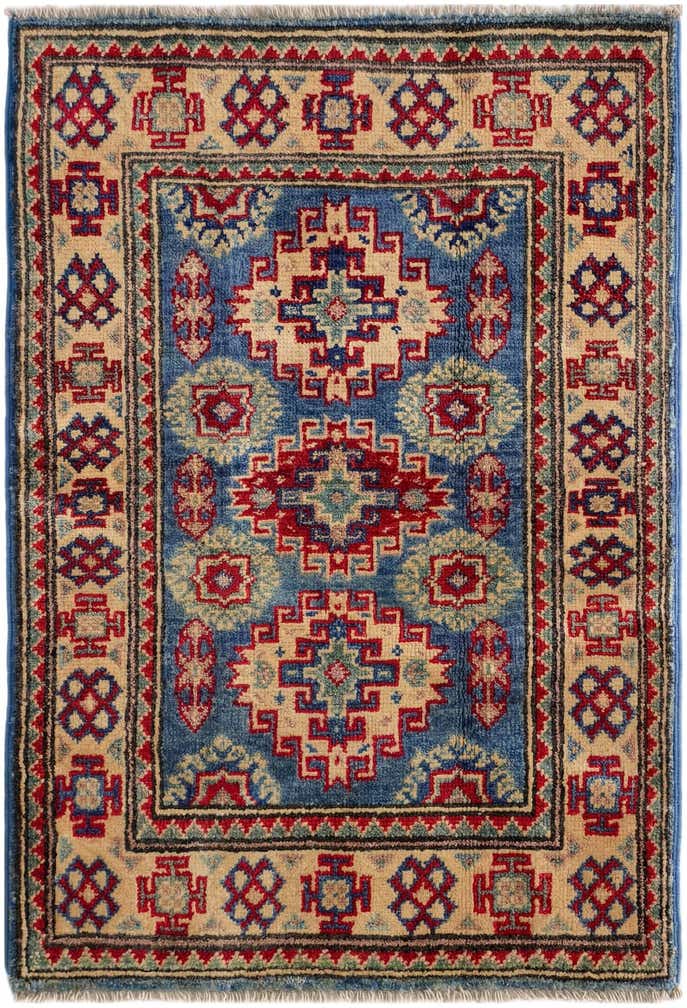 2' 1 x 3' Hand Knotted Kazak Rug