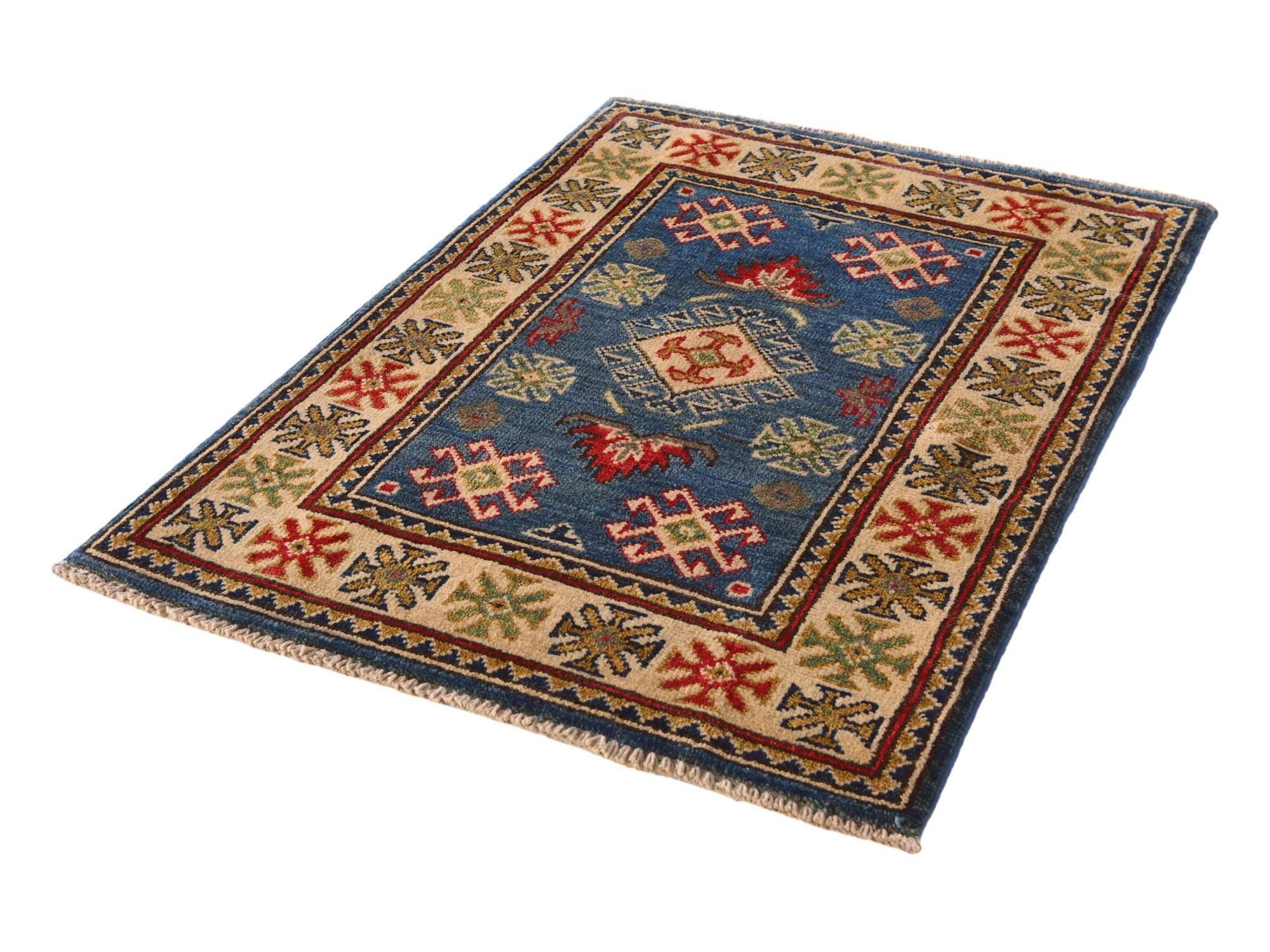 2' 1 x 2' 11 Hand Knotted Kazak Rug
