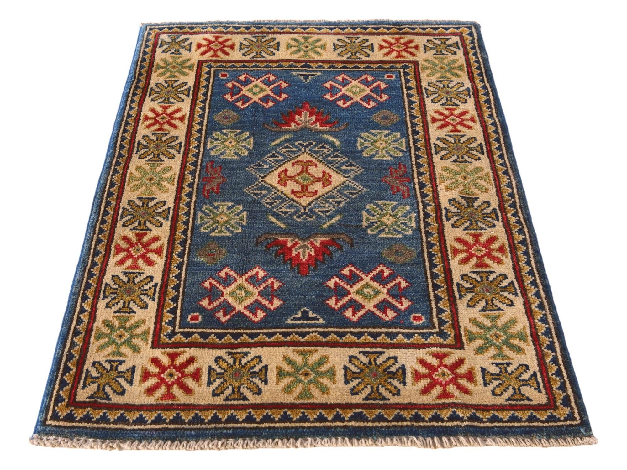 2' 1 x 2' 11 Hand Knotted Kazak Rug
