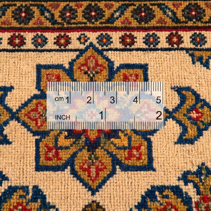Detail image of 2' 1 x 2' 11 Hand Knotted Kazak Rug