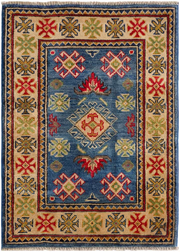 2' 1 x 2' 11 Hand Knotted Kazak Rug