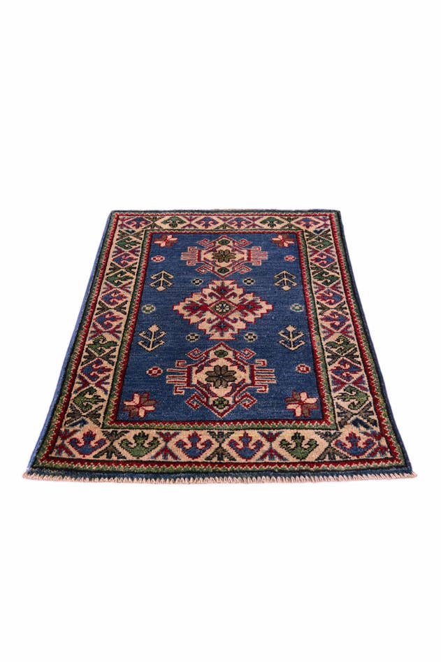 Detail image of 2' 1 x 3' Hand Knotted Kazak Rug