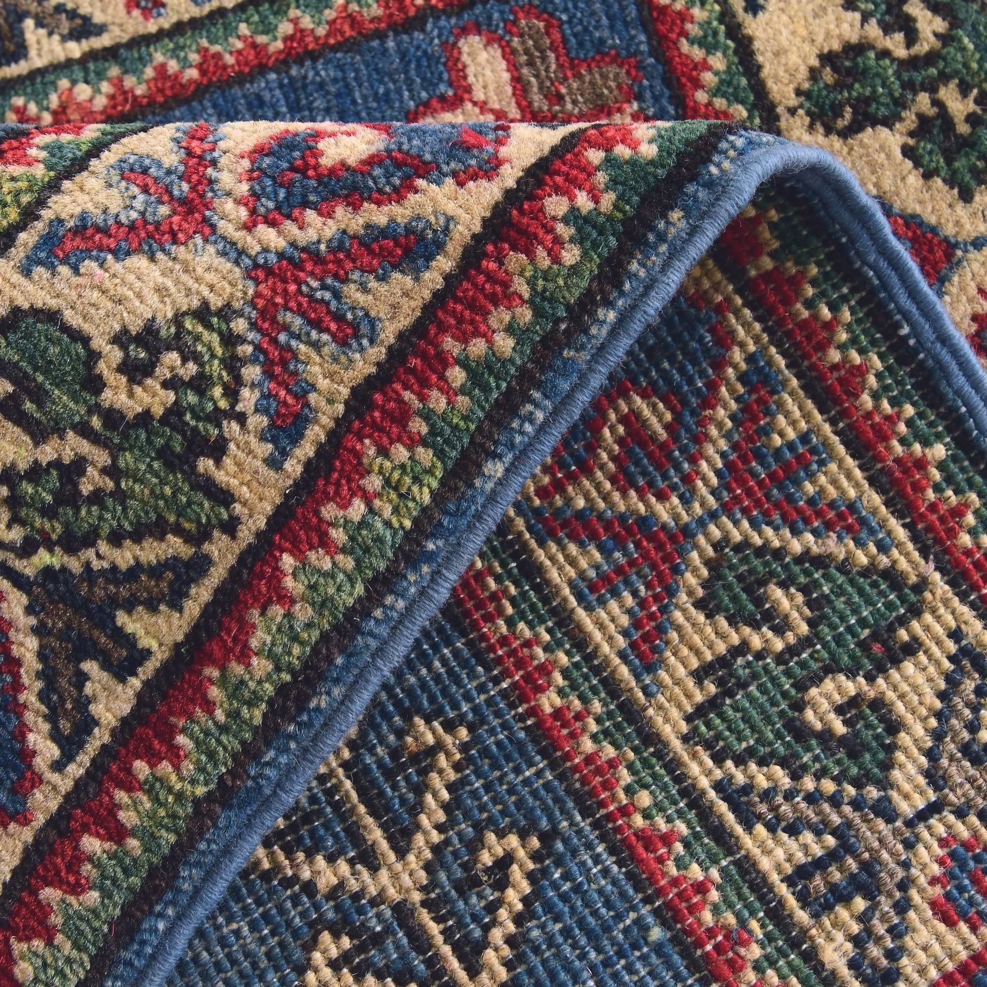 2' 1 x 3' Hand Knotted Kazak Rug