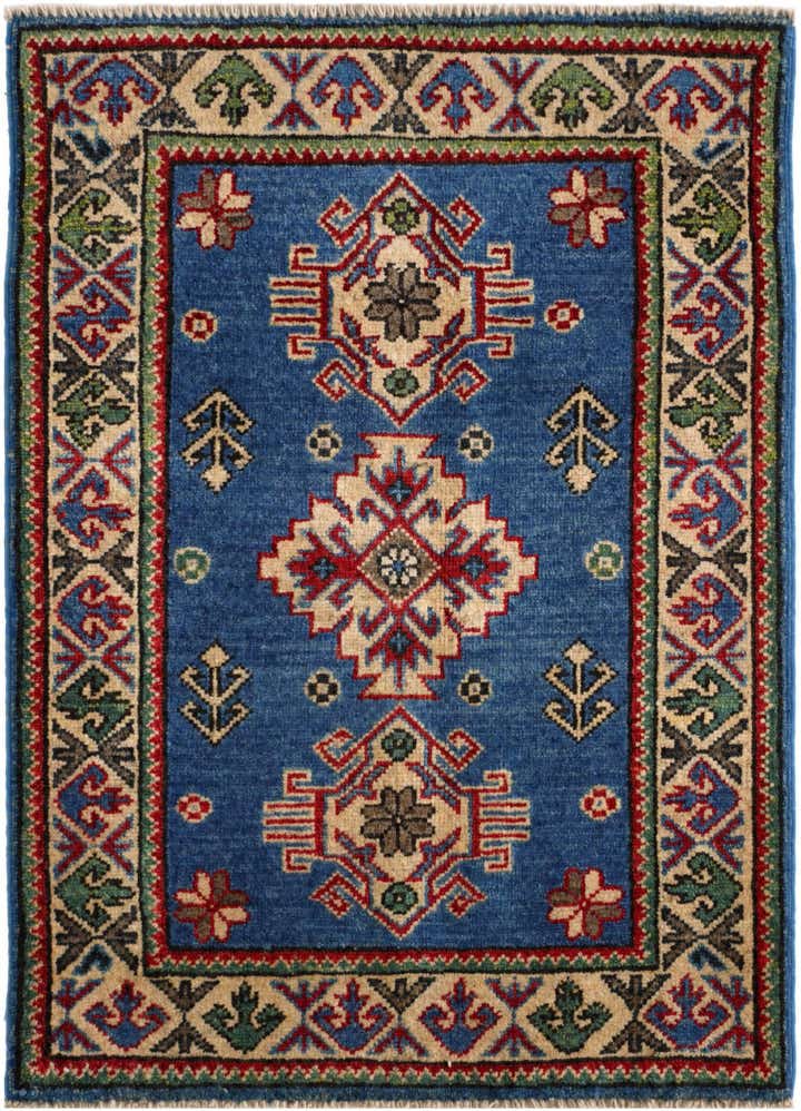 2' 1 x 3' Hand Knotted Kazak Rug