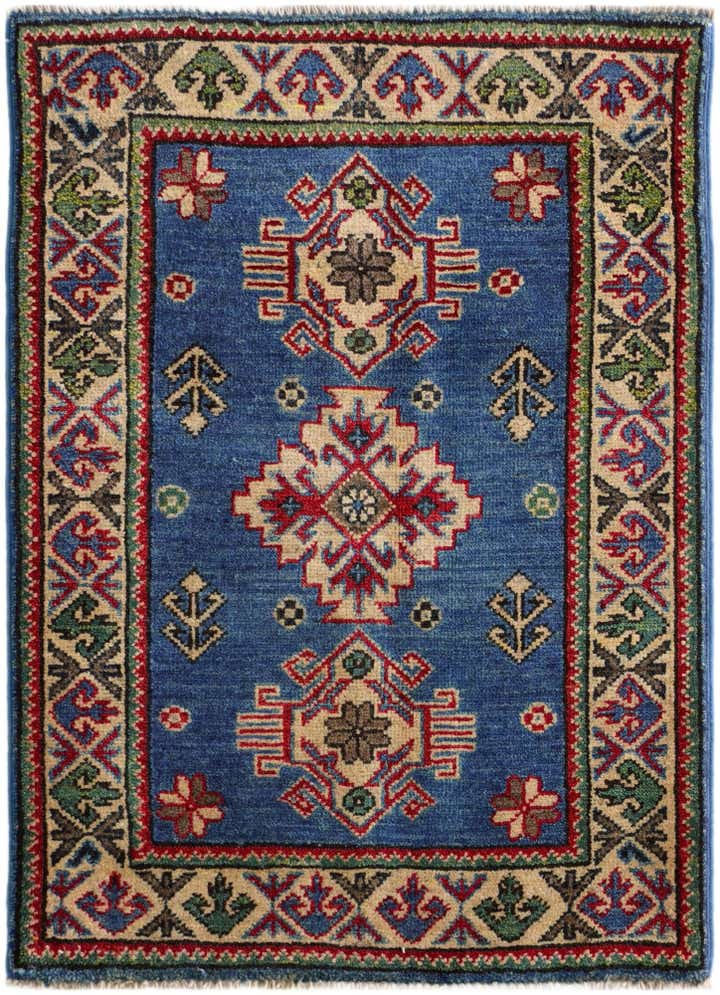 2' 1 x 3' Hand Knotted Kazak Rug