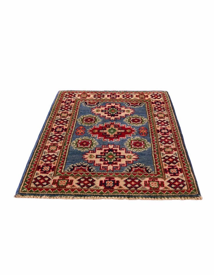 Detail image of 2' 1 x 3' Hand Knotted Kazak Rug