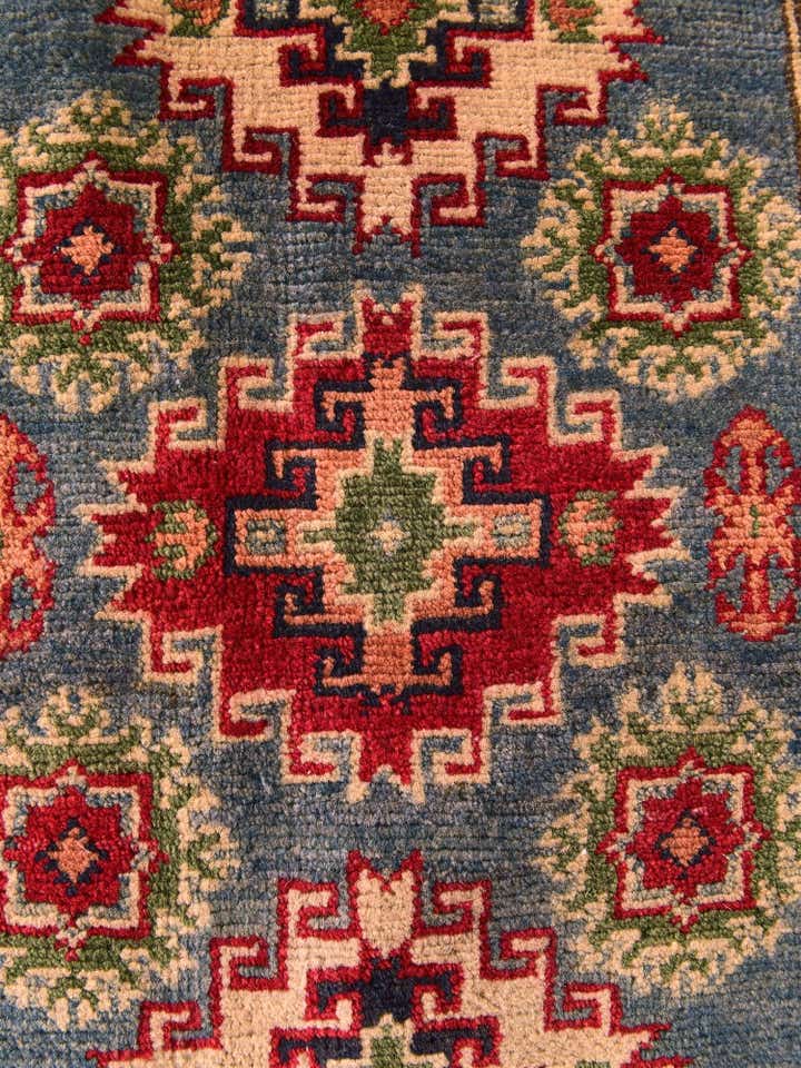 2' 1 x 3' Hand Knotted Kazak Rug
