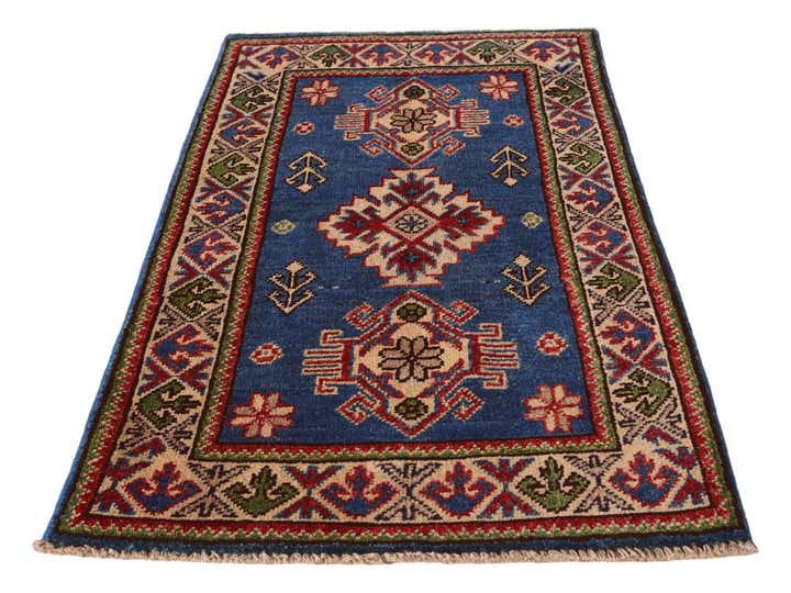 2' x 3' 6 Hand Knotted Kazak Rug