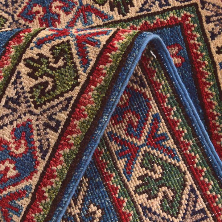 2' x 3' 6 Hand Knotted Kazak Rug