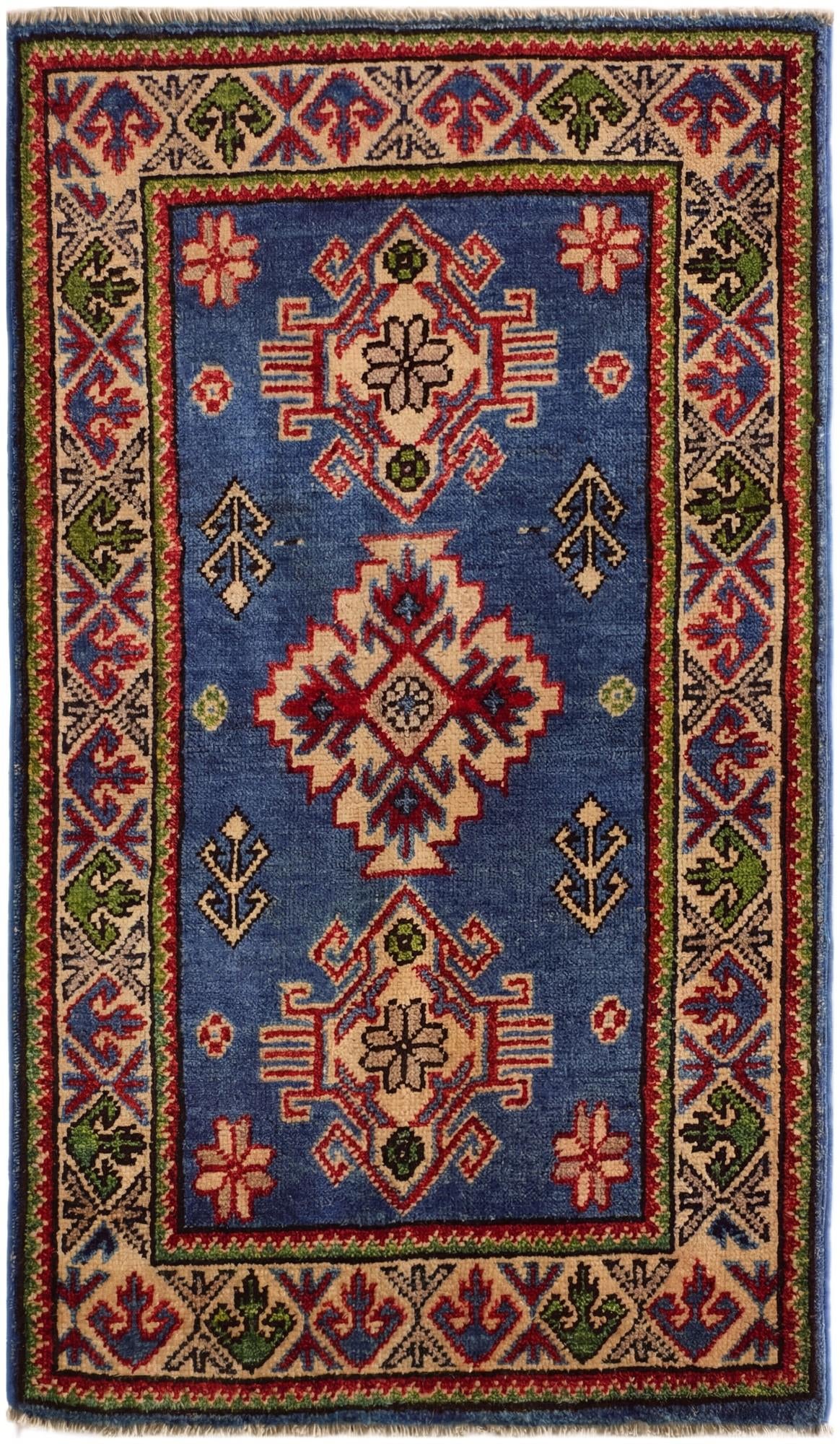 2' x 3' 6 Hand Knotted Kazak Rug