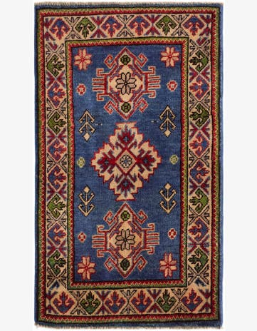2' x 3' 6 Hand Knotted Kazak Rug