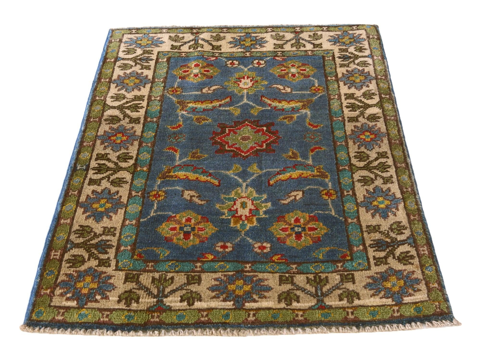 2' 1 x 2' 10 Hand Knotted Kazak Rug