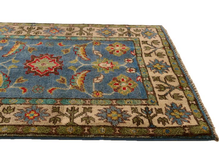 Detail image of 2' 1 x 2' 10 Hand Knotted Kazak Rug