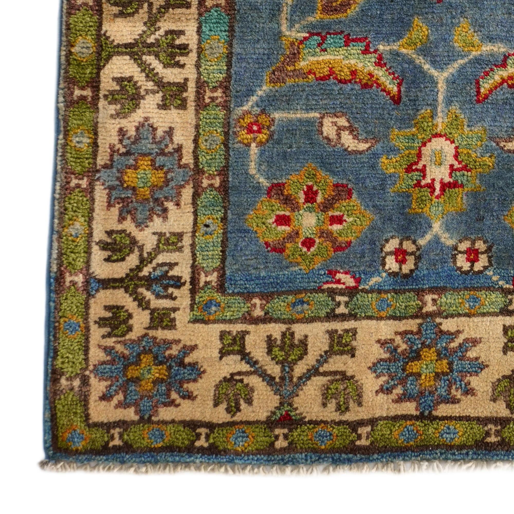 2' 1 x 2' 10 Hand Knotted Kazak Rug