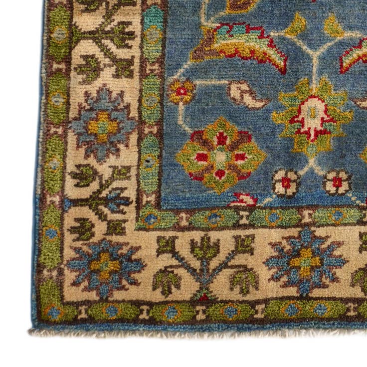Detail image of 2' 1 x 2' 10 Hand Knotted Kazak Rug
