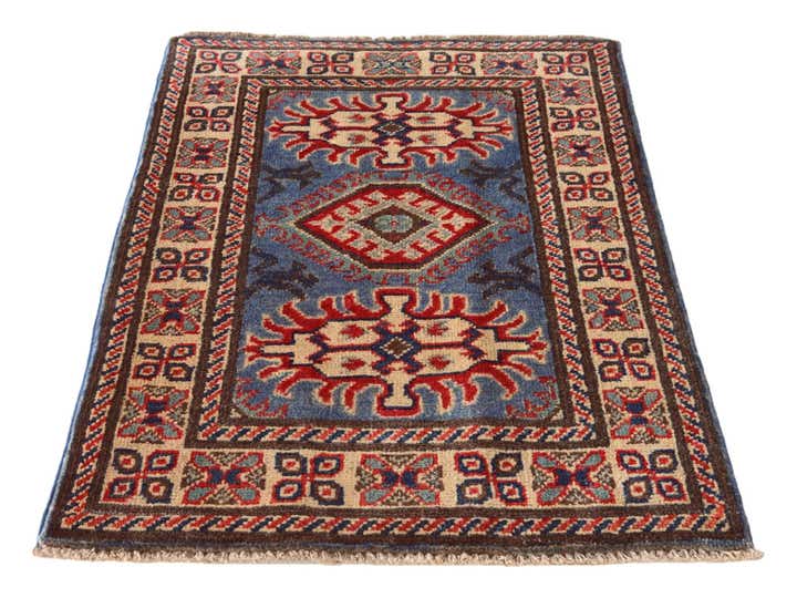 2' x 3' 1 Hand Knotted Kazak Rug