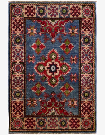 2' 1 x 3' 1 Hand Knotted Kazak Rug