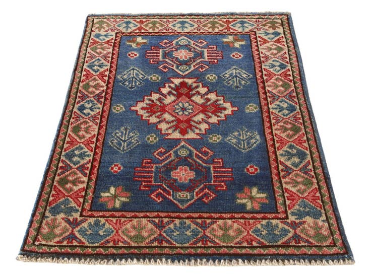 Detail image of 2' x 3' Hand Knotted Kazak Rug
