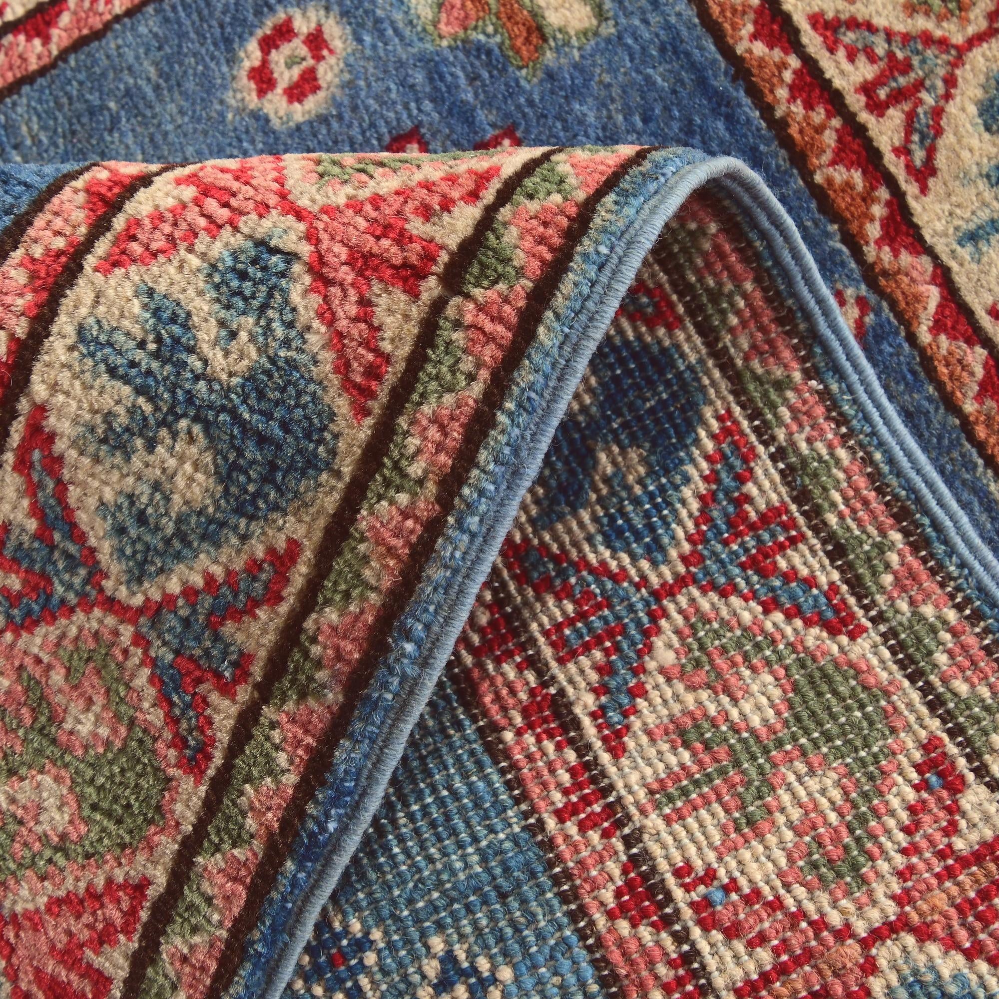 2' x 3' Hand Knotted Kazak Rug