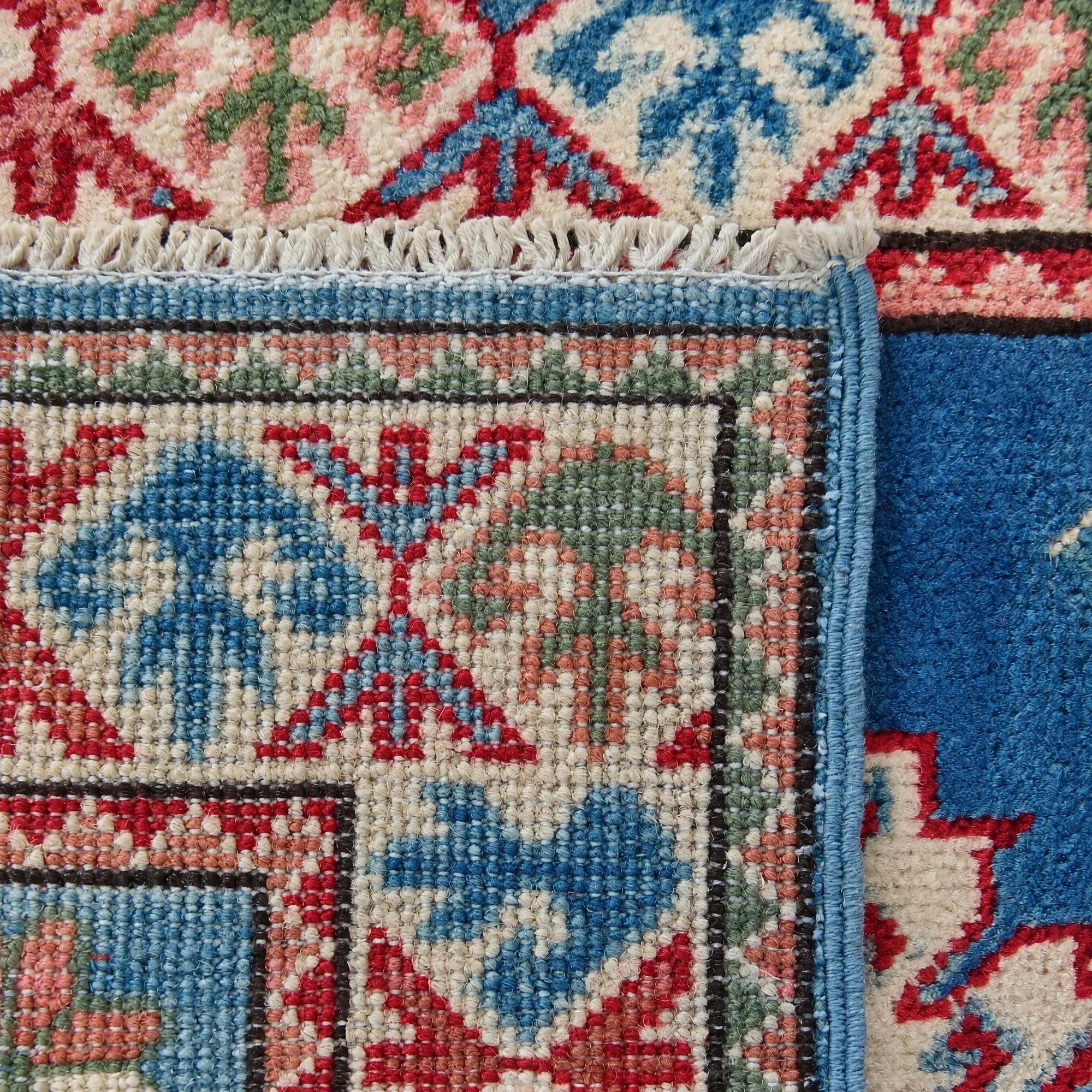 60cm x 90cm Hand Knotted Kazak Rug