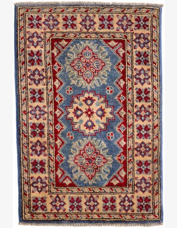 2' x 3' Hand Knotted Kazak Rug