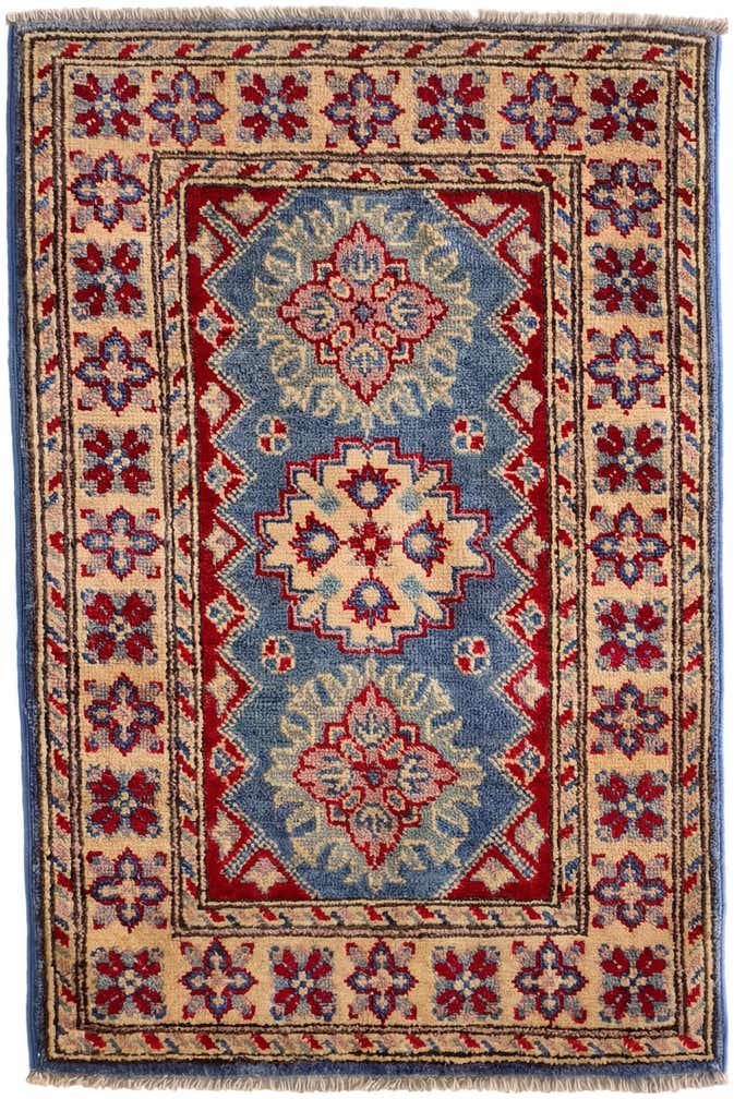 2' x 3' Hand Knotted Kazak Rug