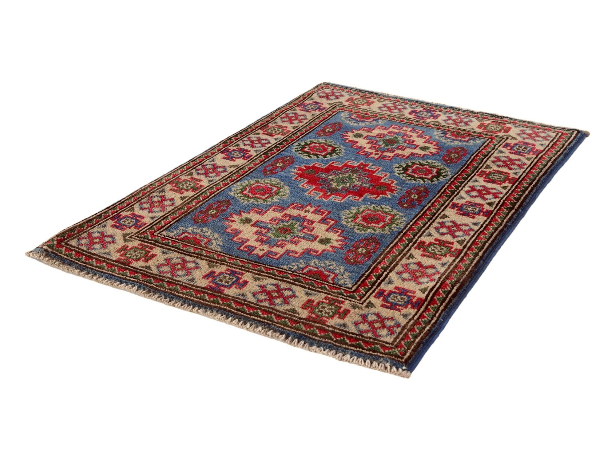 2' 1 x 3' Hand Knotted Kazak Rug