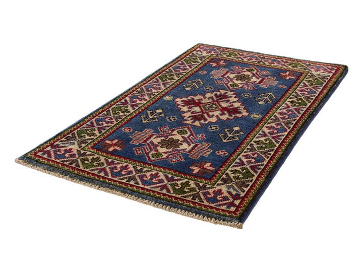 1' 10 x 3' 2 Hand Knotted Kazak Rug
